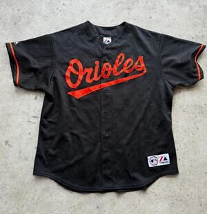 Majestic Baltimore Orioles Sammy Sosa #21 Jersey Black/Orange XL